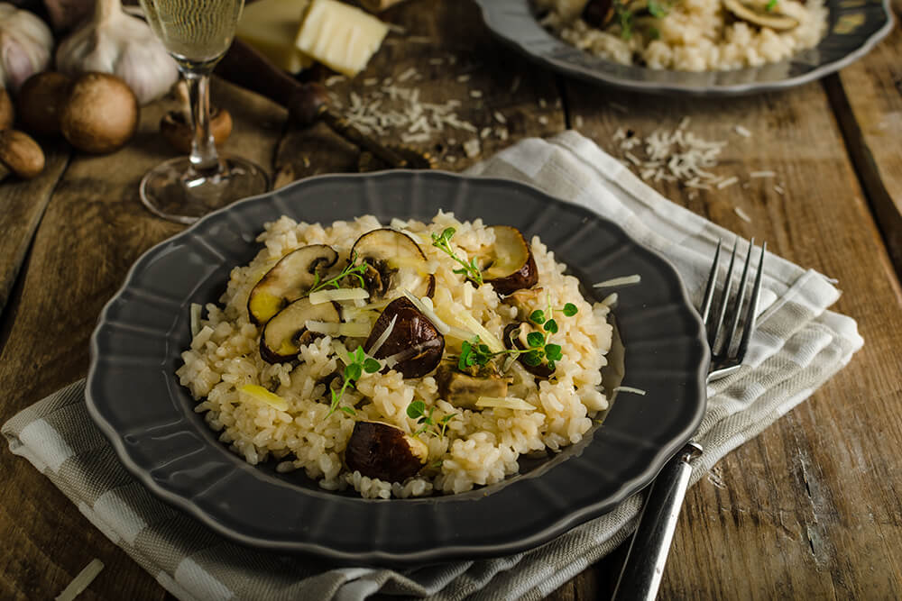 Warm Winter Nights: Creamy Mushroom and Truffle Risotto