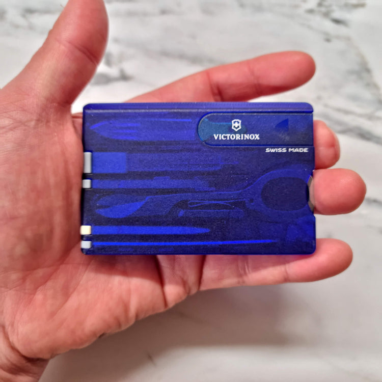 Victorinox Cyber SwissCard 10 Pc Toolkit Blue