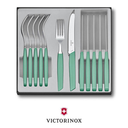 Victorinox Swiss Modern Table Set (Rounded Knife) 12 Pc Mint