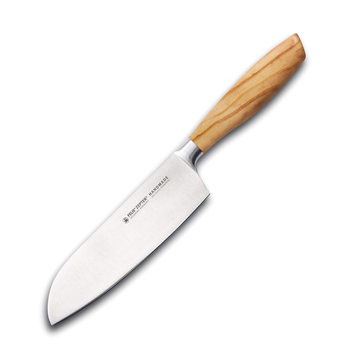 FELIX Size S Olive Santoku Knife 16cm