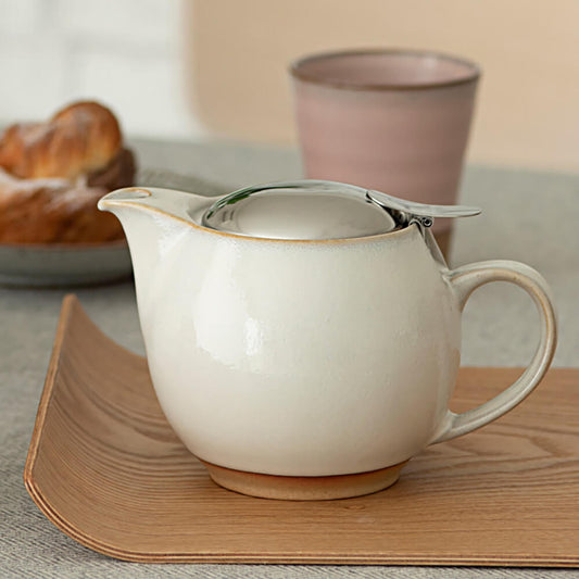 ZERO JAPAN Natural White Universal Teapot 450ml