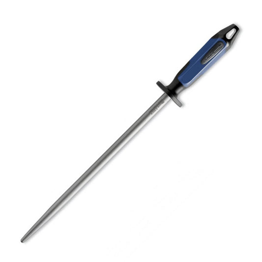 F Dick Sharpening Steel Fine Cut Round 30cm Blue/Black