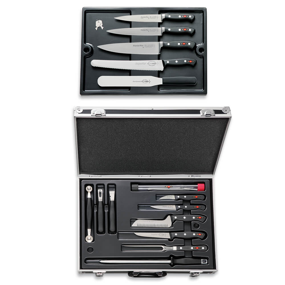 F Dick Premier Plus Chef's Plaza Knife Case 17 Pc Set