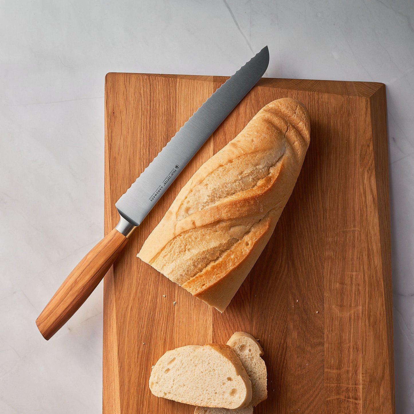 FELIX Size S Olive Bread Knife 22cm