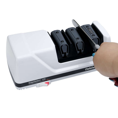 Chef's Choice 120 3-Stage Professional Electric Sharpener White