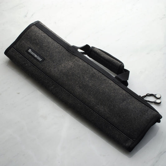 Messermeister Charcoal 8 Pocket Felt Knife Roll