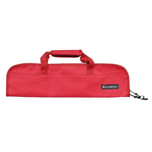 Messermeister Red 5 Pocket Padded Knife Roll