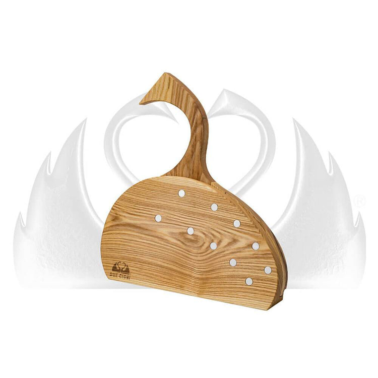 Due Cigni Ash Wood Swan Magnetic Knife Holder