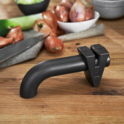 ZWILLING TWINSHARP Knife Sharpener & Honer Black