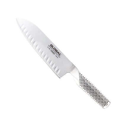 Global G-80 Santoku Knife Fluted 18cm