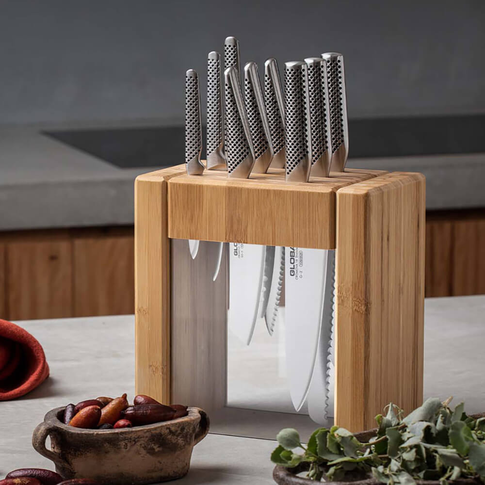 Global Ikasu X Knife Block 10 Pc Set