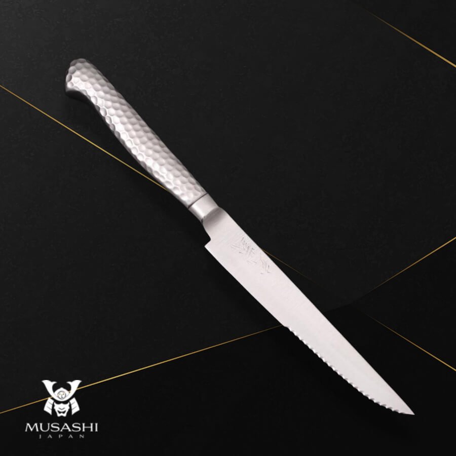 Musashi Pure-Molybdenum All-Stainless Steak Knife 13cm